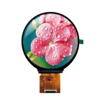 Round circular TFT LCD screen FPC cable display module