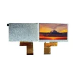 Small horizontal TFT LCD screen with L-shaped FPC cable
