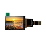 Tiny horizontal TFT LCD screen with straight FPC cable
