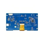 7-inch 1024x600 UART HMI display module rear view