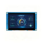 4.3-inch 800x480 UART HMI touch display with capacitive touchscreen