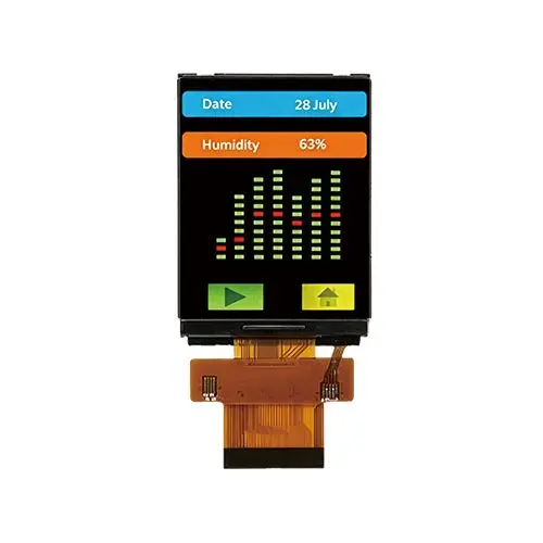 Mini vertical TFT LCD FPC display screen Mini vertical TFT LCD FPC display screen