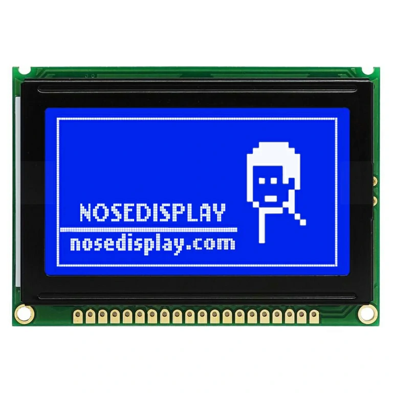 Monochrome-128x64-LCD-Display-White-on-Blue-12864-Graphic-LCD-SBN0064-Controller-Arduino Monochrome-128x64-LCD-Display-White-on-Blue-12864-Graphic-LCD-SBN0064-Controller-Arduino