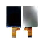 Vertical TFT LCD screen with L-shape 24pin FPC ribbon front and back view