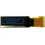 0.91-inch-PMOLED-Display-128x32-Resolution-IIC-Interface-SSD1306BZ-Blue-Color