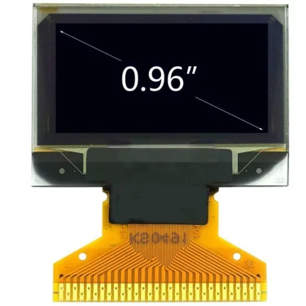 0.96-inch-PMOLED-Display-Resolution-128x64-SPI3-SPI4-IIC-MCU-Controller-SSD1306BZ-Yellow-Blue-Color