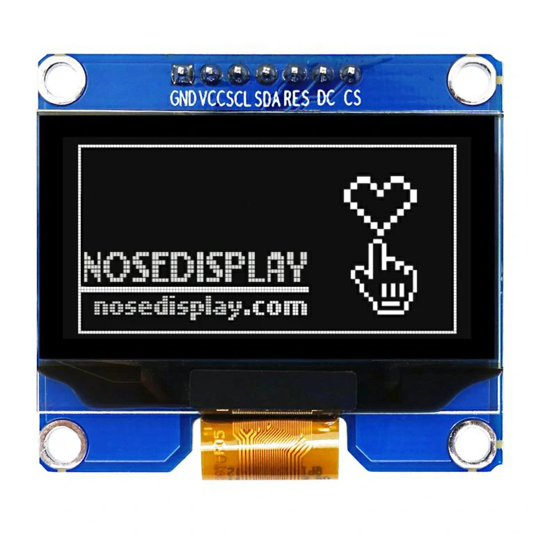 1.54-inch-128x64-spi4-oled-display-module-white 1.54-inch-128x64-spi4-oled-display-module-white