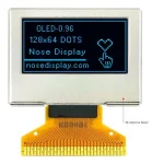 128x64-PMOLED-Display-0.96-inch-SPI3-SPI4-IIC-MCU-Controller-SSD1306BZ-Arduino-Compatible-Blue