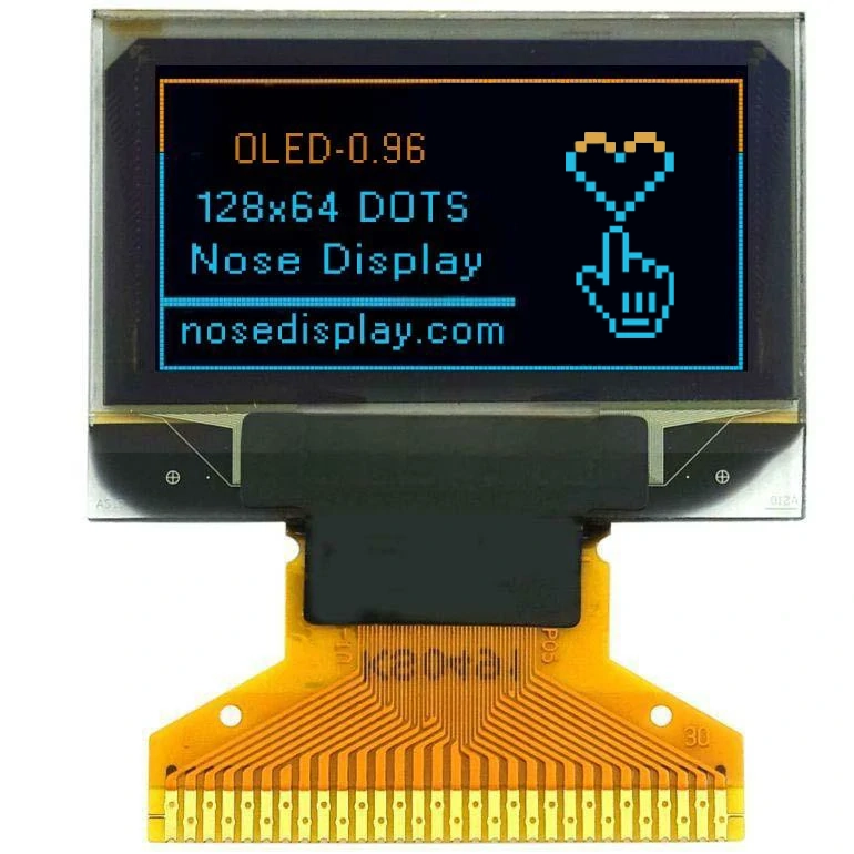 128x64-PMOLED-Display-0.96-inch-SPI3-SPI4-IIC-MCU-Controller-SSD1306BZ-Arduino-Compatible-Yellow-Blue 128x64-PMOLED-Display-0.96-inch-SPI3-SPI4-IIC-MCU-Controller-SSD1306BZ-Arduino-Compatible-Yellow-Blue