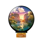 Round circular TFT LCD screen FPC flexible cable