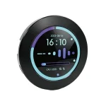 Round embedded circular LCD data monitor display