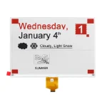 ND102EPN960640-B01 10.2-inch black white red ePaper display product view 2