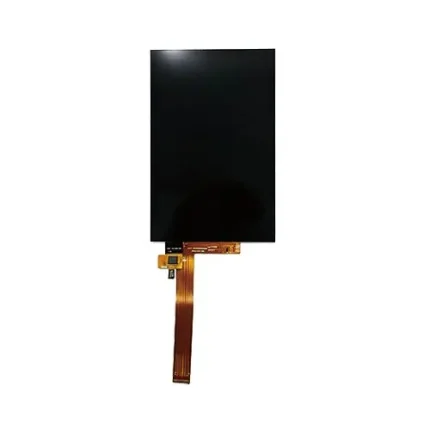 Vertical TFT touch LCD with long flexible FPC ribbon