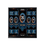 Square mini IPS LCD secondary screen PC system monitor 1