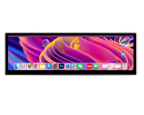 14.5 Inch 2560×720 Bar-Type TFT LCD Display 14.5-inch bar-type TFT LCD module showing a desktop interface