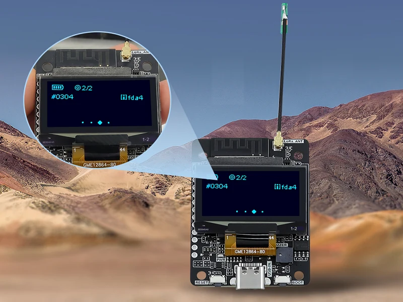 Compact PMOLED display module with illuminated screen and enlarged display area